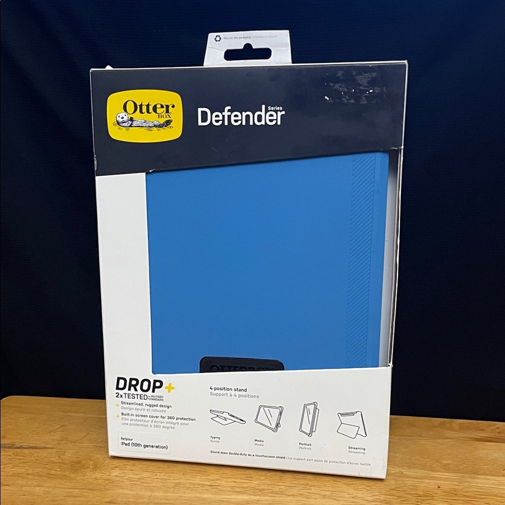 Otter Defender Apple iPad 10th Vibrant Blue pro Case